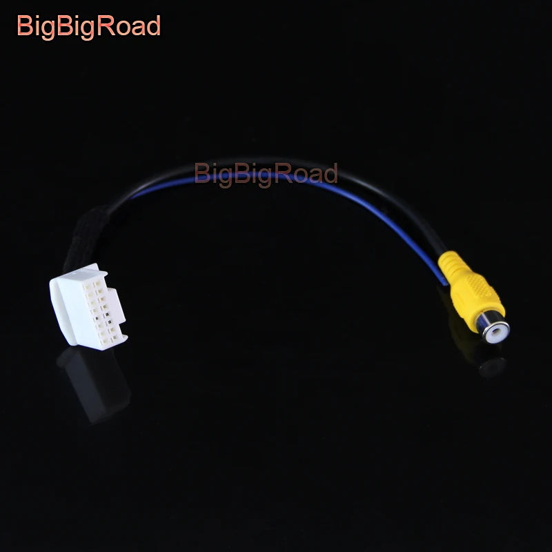 

BigBigRoad Car Rear View Camera Adapter Connector Wire 16 pins For Hyundai ix25 Cantus 2015 2016 2017 Elantra Avante Santa Fe