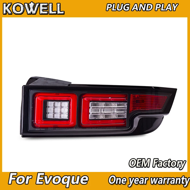 

Car Accessories for Land Rover Evoque Taillight 2012-2018 Evoque Tail Lights Rear DRL Fog Brake Turn Signal Reversing