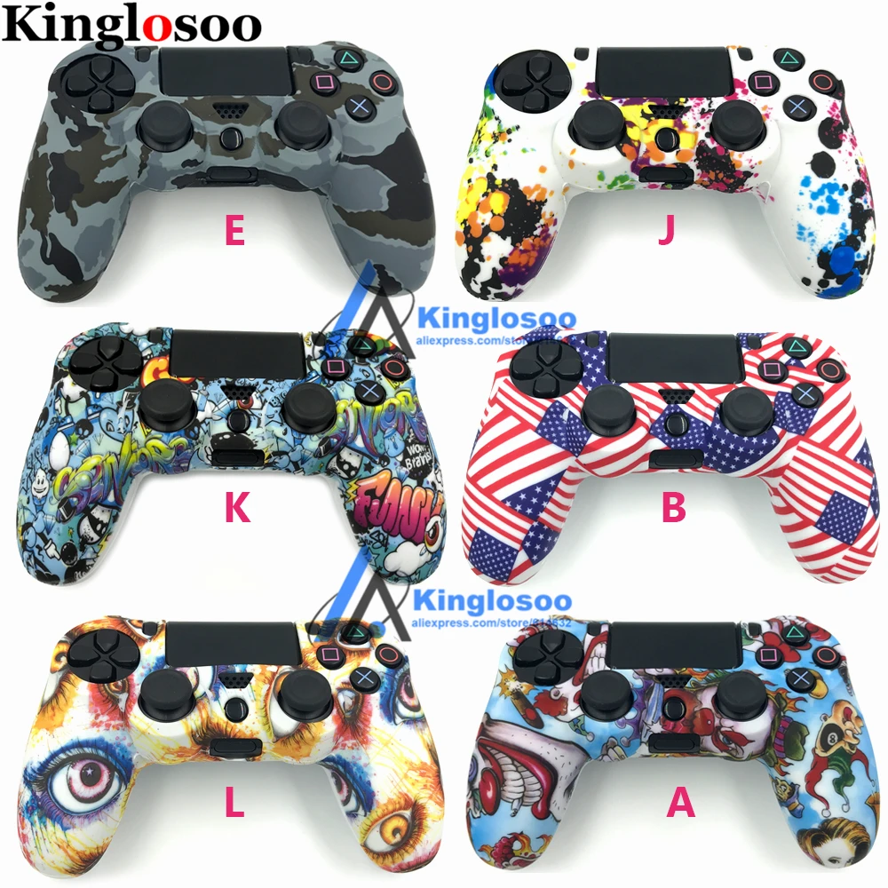 

Special silicone gel skin soft rubber protective cover case for Playstation Dualshock 4 PS4 pro slim controller