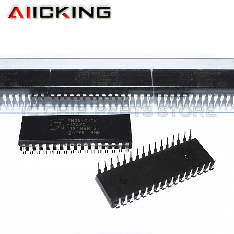 AM29F040B-90PC AM29F040B-90PF AM29F040B-120PC (5pieces) DIP32 Integrated IC Chip Original In Stock