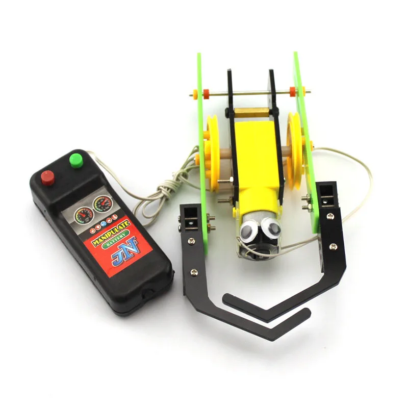 DIY Wire Control Climb Robot Handmade Toys Physical Science Experiment Teaching Resources For Kids Creative Toy Teaching Tool