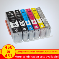 Xiangyu PGI 450 CLI 451 ink cartridge PGI-450 CLI-451 PGI450 For CANON PIXMA MG5440 MG5540 MG6440 Ip7240 MX924 IX6540 IX6840