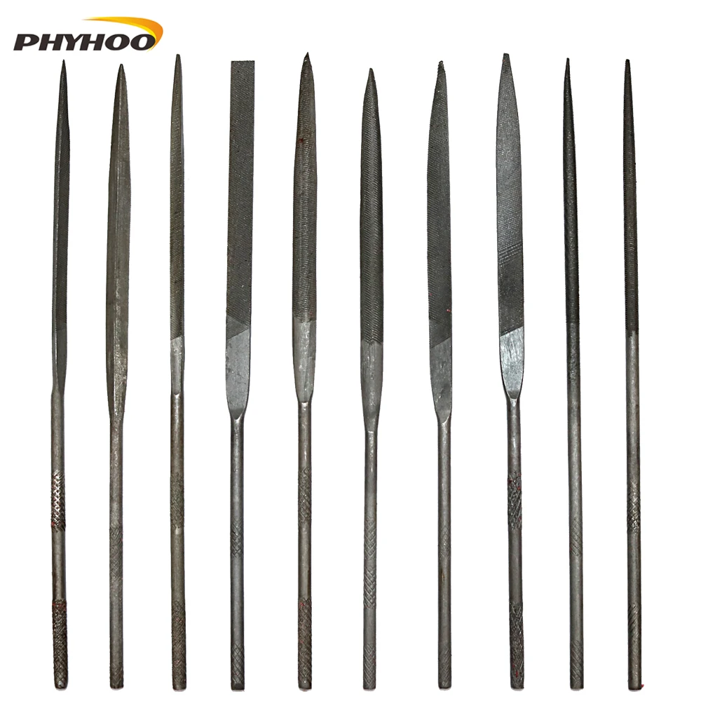 10PC 140 Mm Kim Cương Kim Nhỏ Tập Tin Bộ Dụng Cụ Tiện Dụng Với Gốm Kính Đá Sở Thích Và Thủ Công