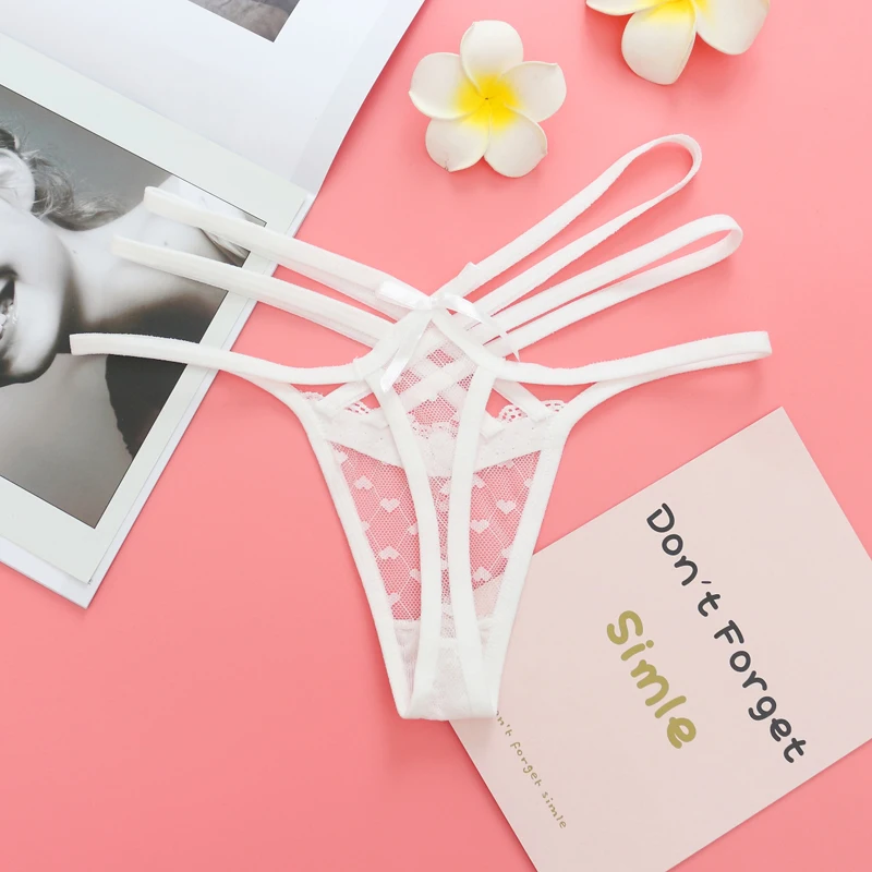 مثير الدانتيل جي سترينغ للنساء ، سراويل داخلية ساخنة ، ملخصات شفافة ، ملابس داخلية مجوفة ، ملابس داخلية نسائية #3