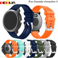 Replacement Wristband Watch Strap Band For Garmin Vivoactive 3 /vivomove HR Sports Smartwatch Watchbands Correa Reloj Size 20mm