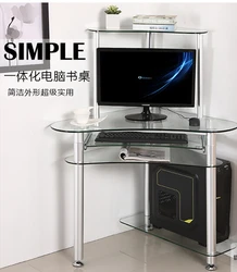 Computer desk. Desktop household. Desk.. Double-layer multifunctional