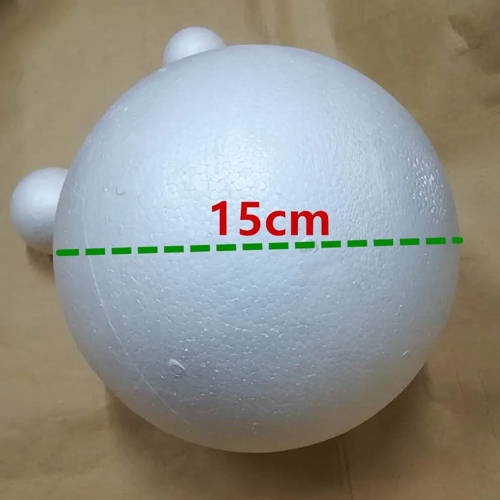 1cm to 30cm Available white Modelling foam balls Craft Polystyrene Styrofoam balls Decorative Foam Round Balls 80mm 3.15inch