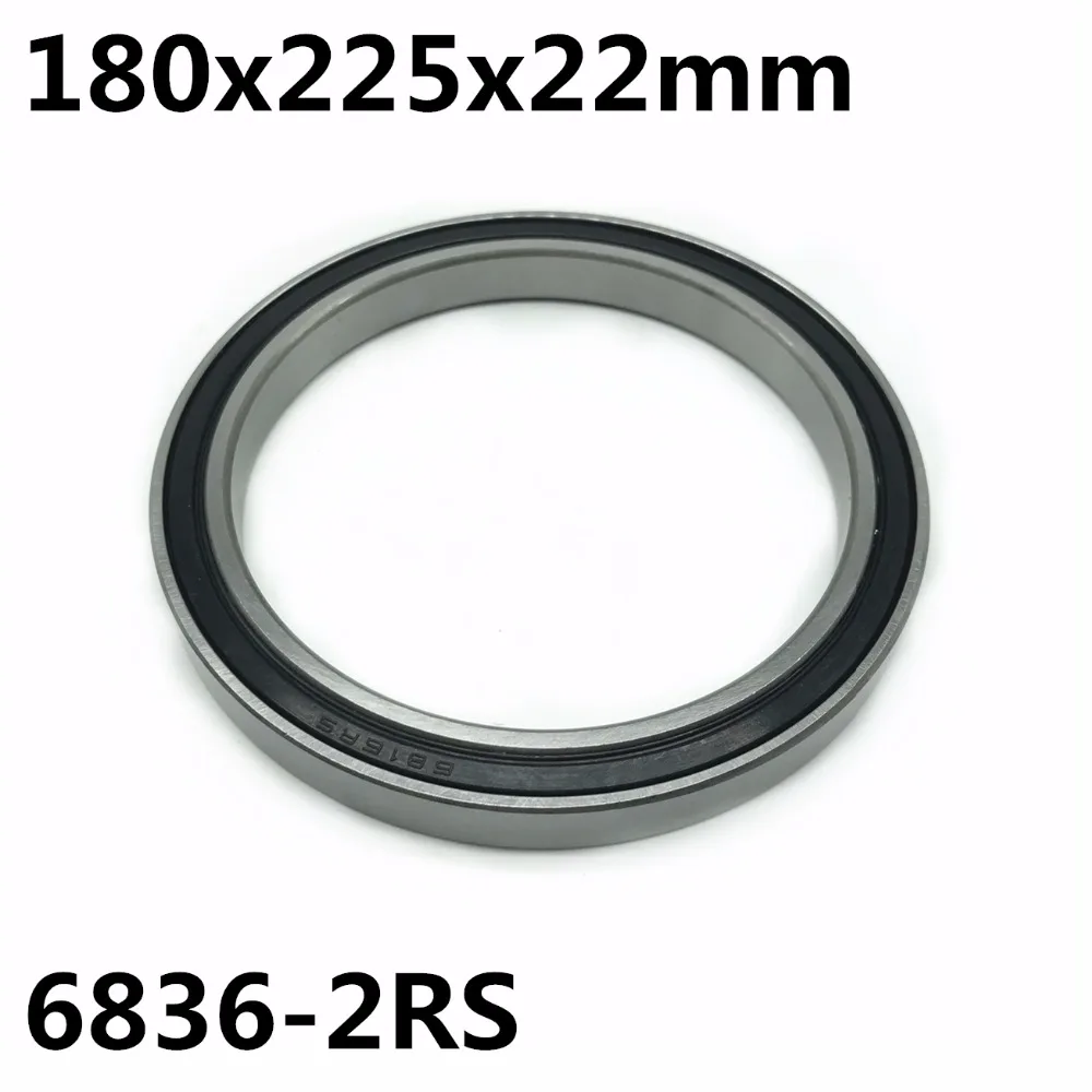 1pcs 6836-2RS 180x225x22 mm The high quality of ultra-thin deep groove ball bearings 6836RS 6836