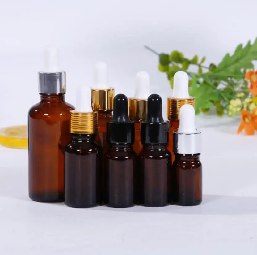 140 Stück 100 ml leere Braunglasflaschen für Ölflüssigkeit für elektronische Zigarettentropfflasche, Flasche für ätherische Öle