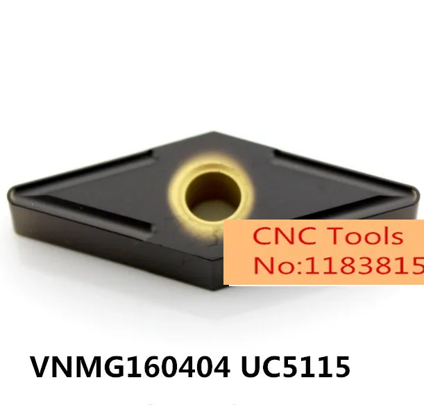 

VNMG160404 UC5115/VNMG160408 UC5115, твердосплавная вставка для токарного держателя инструмента, ЧПУ, машина, Расточная планка