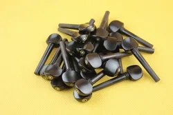 40 pcs new black ebony violin tuning pegs 4/4 full size violin accessories