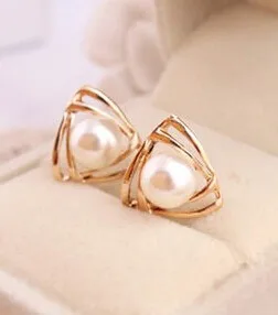 Korean Jewelry Sweet And Romantic And Lovely An Generous Temperament Imitation Pearl Earrings Boucle D\'oreille Femme 2017 Brinco