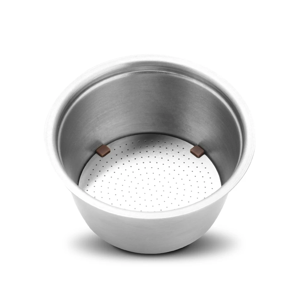 ICafilas Refilable Coffee Filter Stainless Metal Rusable For Dolce Gusto Coffee Capsule Fit Nescafe With Filter Ground