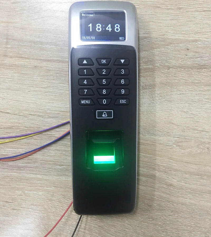 1.8 Inch TFT TCP/IP USB Port 3000 User 125Khz RFID Biometric Fingerprint Access Controler Employee Time Attendance Time clock