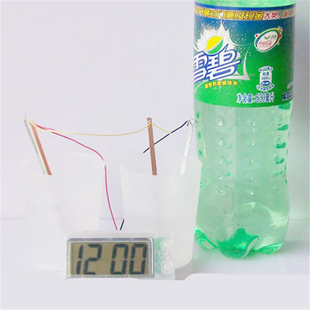 Potato Clock Science Project Experiment Kit Kids DIY Home School Lab Gifts Toy