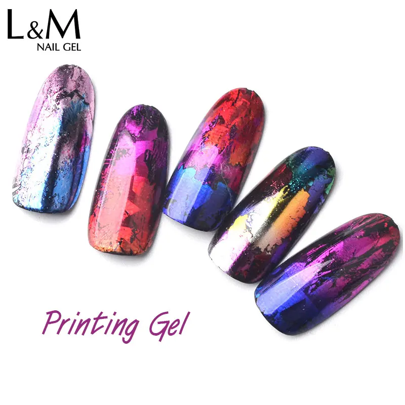 

ibdgel Foil Transfer Gel Easy Apply Nail Art Design Manicure Enamel Gel Polish UV Gel Nail Polish Lacquer Varnish Foil nail art