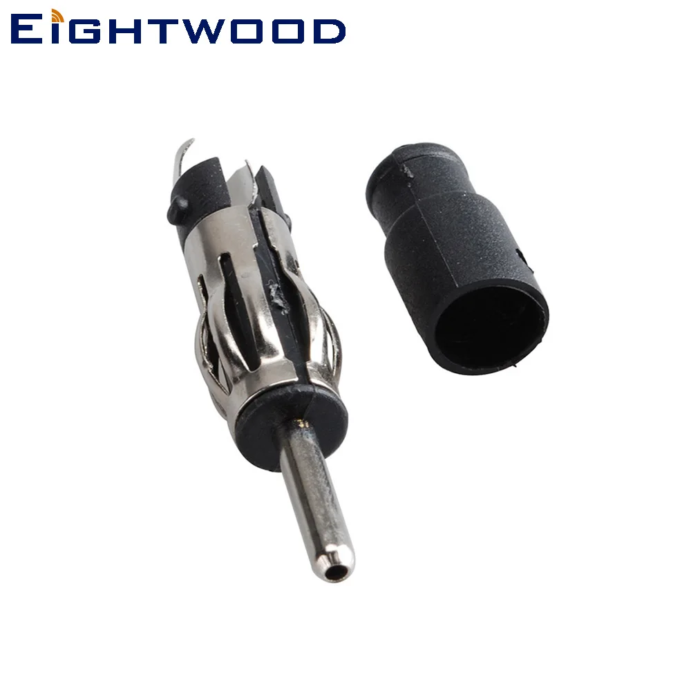 

Eightwood Car FM Radio Antenna Connector Aerial Plug Male AM/FM Adapter DIN 41585 for European Cars Before 2010