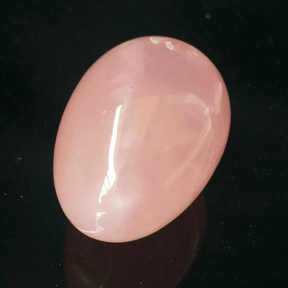 Pink rose quartz crystal anti age massages egg reiki healing natural stone and minerals home decoration for sale 1pcs