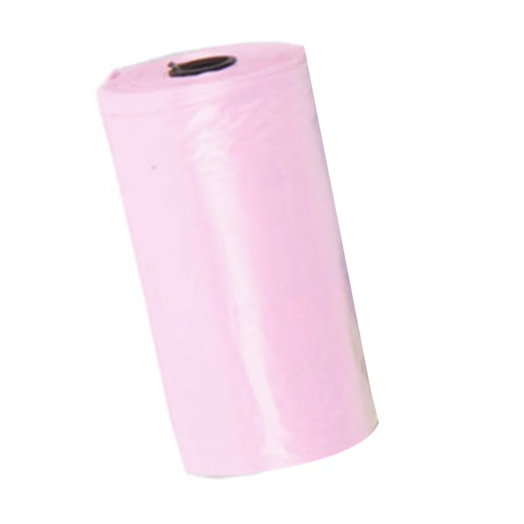 Color Random Disposable Portable Baby Diapers Abandon Bag Roll Home Plastic Garbage Pouches