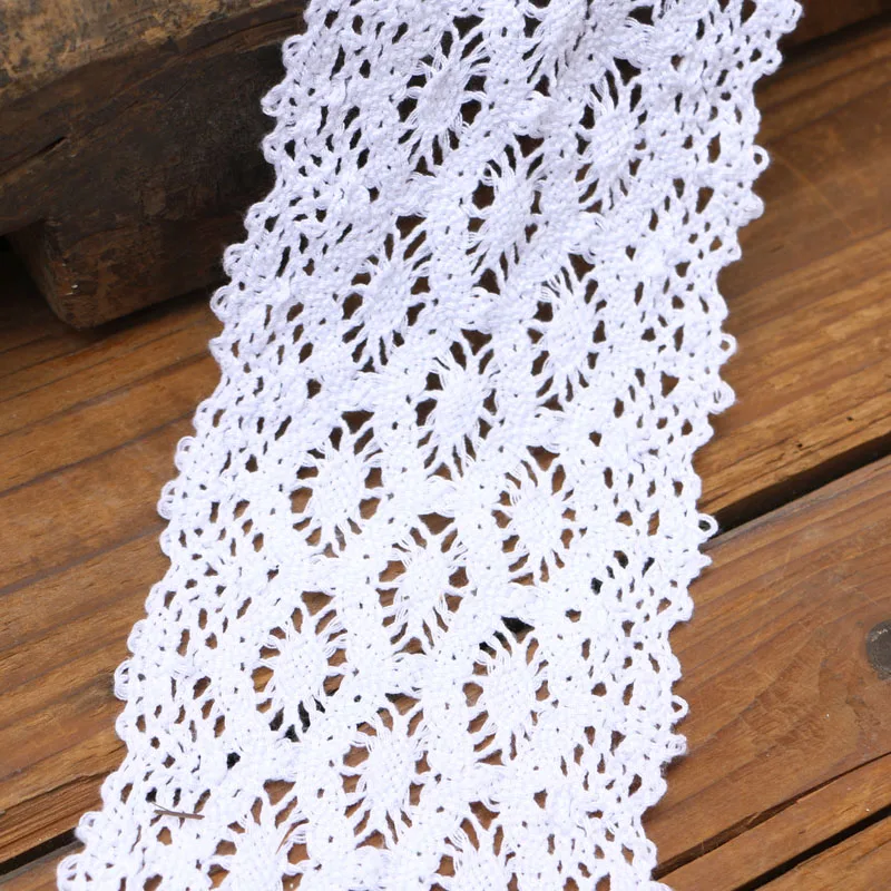 4cm-11cm high quality pure cotton edge ribbon cotton lace sewing home accessories DIY