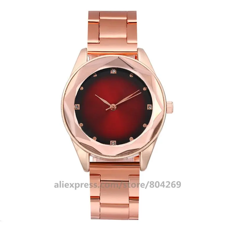 

Wholesale New Hot Women Men Dial Student Rose Gold Case Watch Neutral Leather Quartz Wristwatch New Women Dress Watches 919894