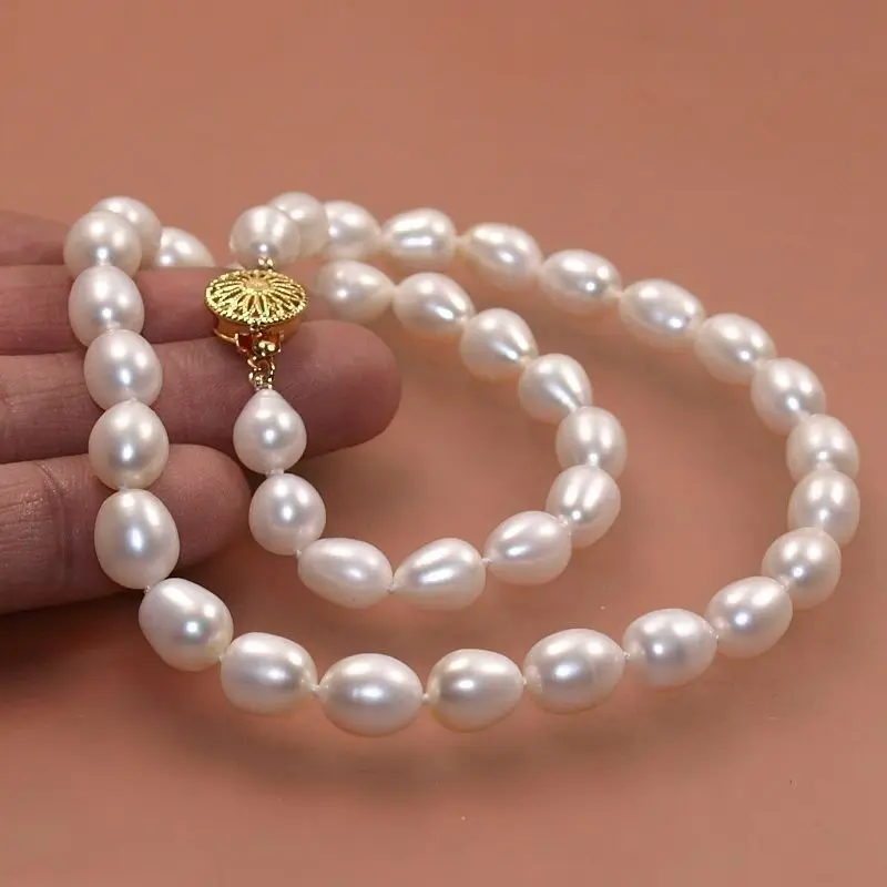 

FREE SHIPPING NEW WOMEN 18" AAA 8-9MM WHITE SOUTH SEA PEARL AKOYA NECKLACE GENUINE