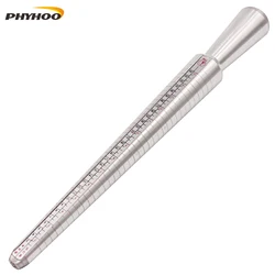 4 Scale Metal Ring Sizer Stick Mandrel Measuring Stick Ring Gauge Finger Sizer Jewelry Making Tool Measurer