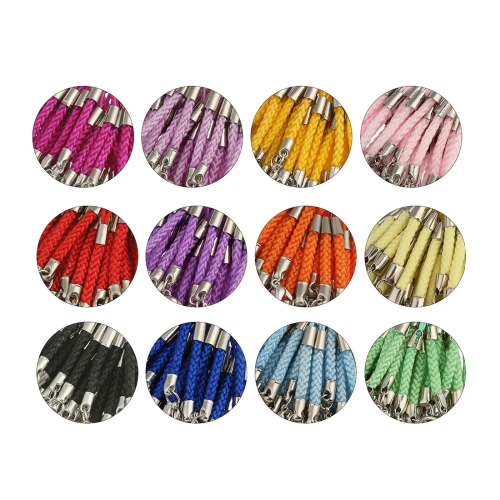 10pcs/lot Multi Colors Cell Phone Strap Lanyard 9cm Length Lariat Lanyard Mobile Cell Phone Cord with Lobster Clasp Findings
