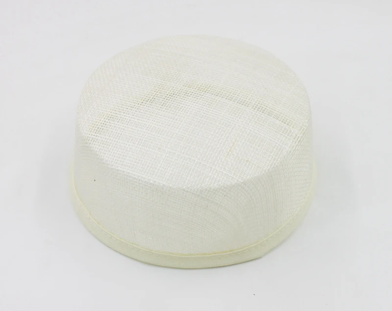 14*14cm Sinamay Round Base Millinery Pillbox Base Hat Form For Women 10pcs/lot #3Color