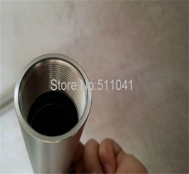 

Gr5 titanium tube grade5,Resistance to high pressure high temperature titanium tube, titanium thread tube 32*3*300,black surface