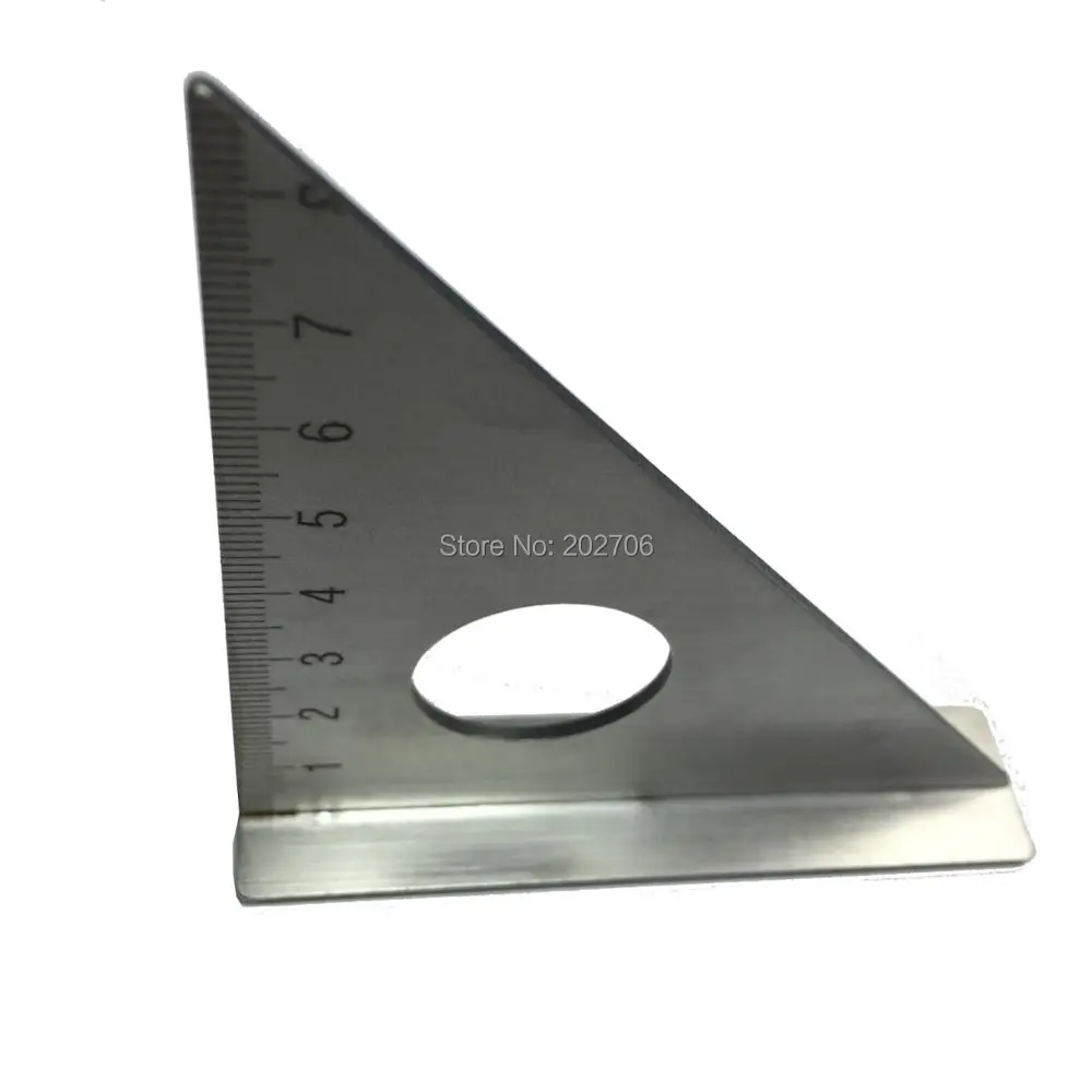 45 degree Stainless Steel Triangle Square ruler Rafter Speed Square T and Tri Angle Square Mulit Scriber tools