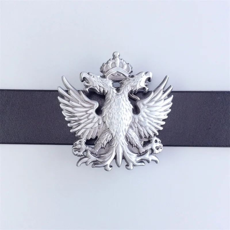 Couronne Empire de russie à Double tête, boucle de ceinture d'aigle, également en Stock aux états-unis, BUCKLE-WT041