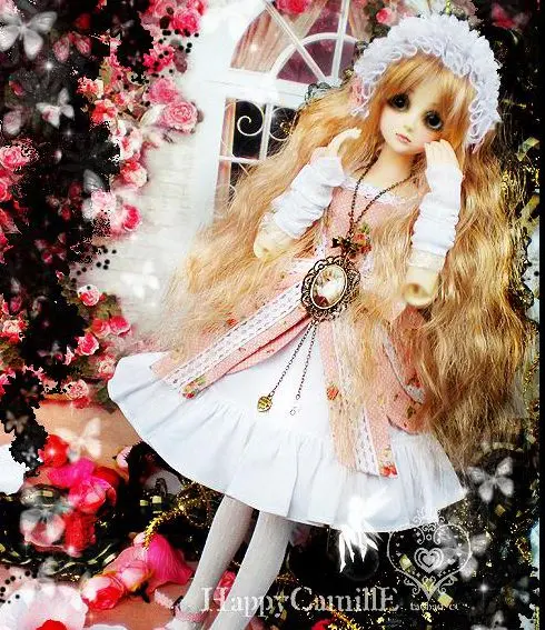 

1/4 scale BJD clothing accessories Floral dress for BJD/SD MSD doll,Not included doll,shoes,wig,and other accessories 1297