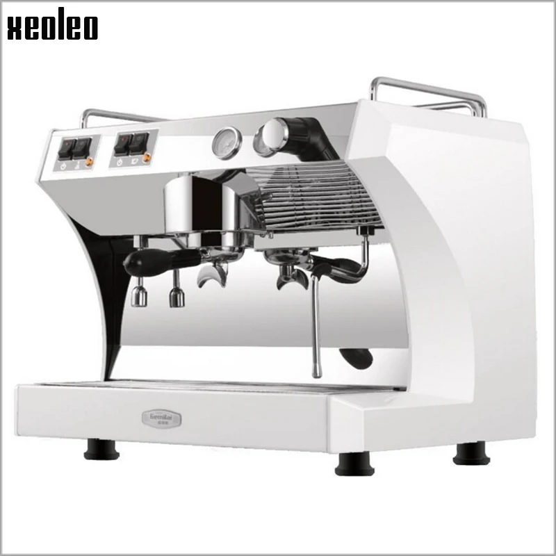 Xeoleo Commercial Semi Automatic Coffee machine 220V Espresso machine Espresso Coffee Maker Stainless steel Coffee machine