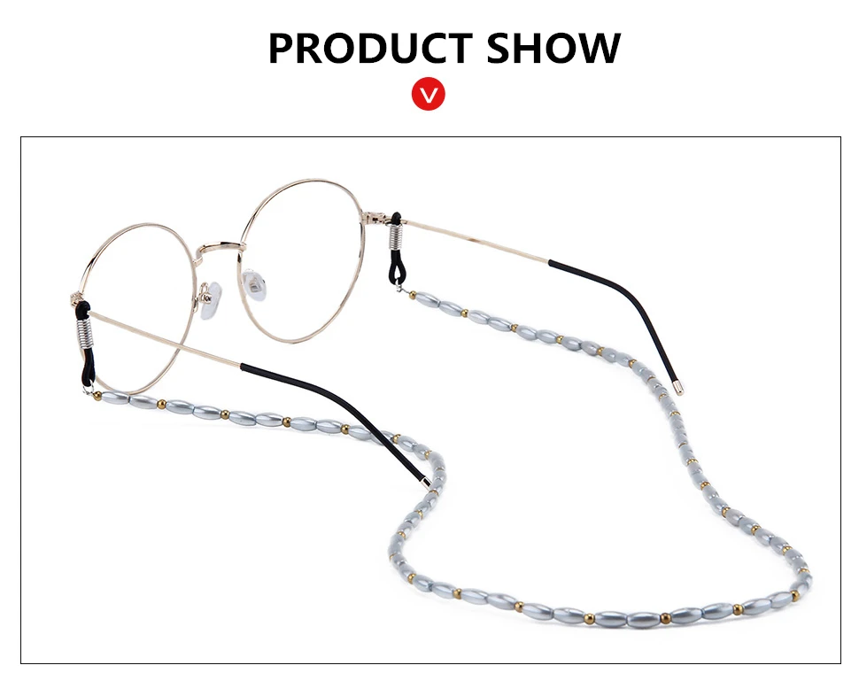 Brillenhalter um den Hals, Brillenketten für Damen, Brillenkette, Brillenband, Brillenhalter, Sonnenbrillenkette – Detail 6