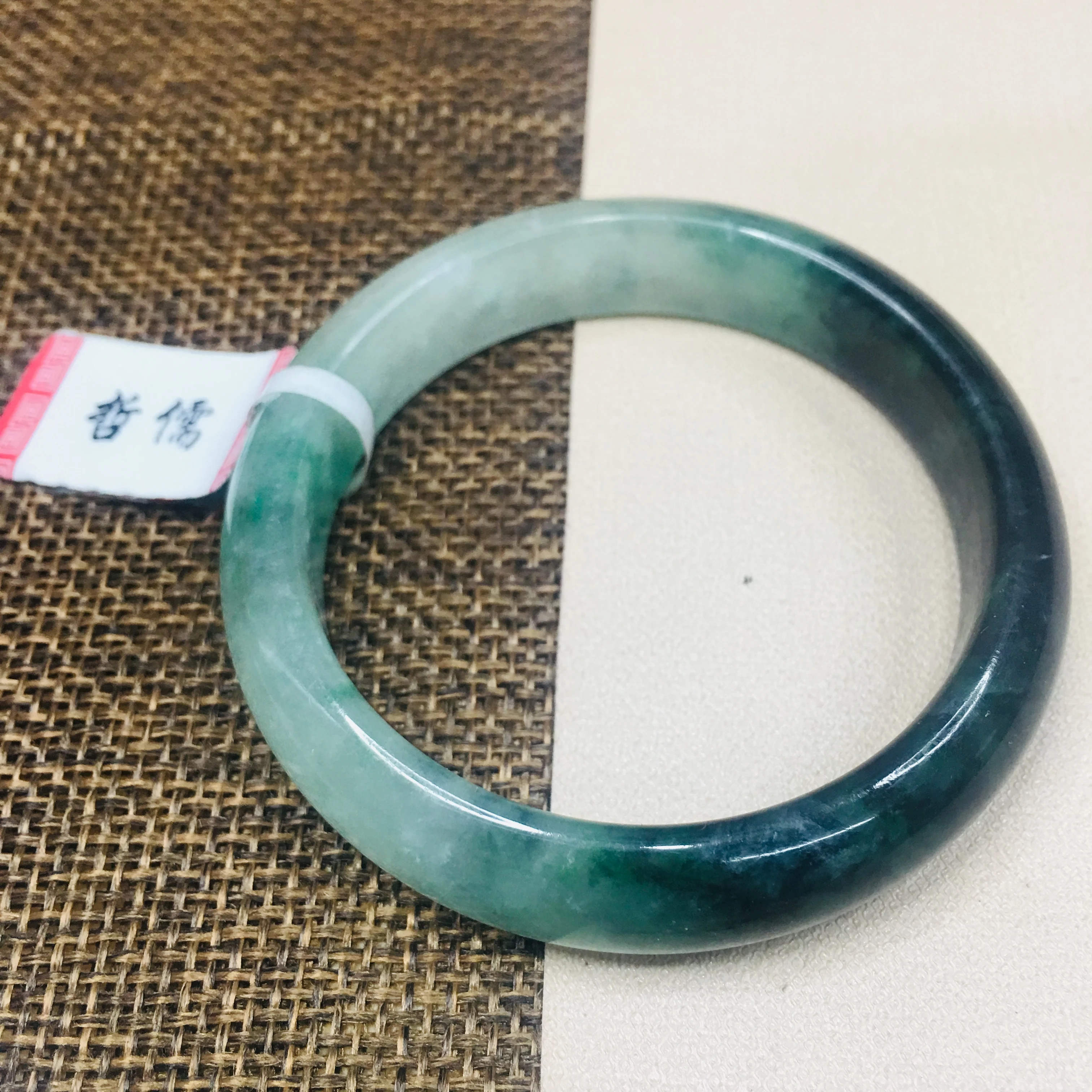 

Zheru Jewelry Pure Natural Jadeite Bracelet Natural Ice Bottom Light Green 54-62mm Female Gift A Class A National Certificate