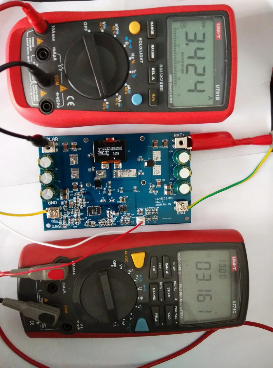 500W MPPT Solar Controller LT8490/8491 Single chip intelligent control battery pack charging