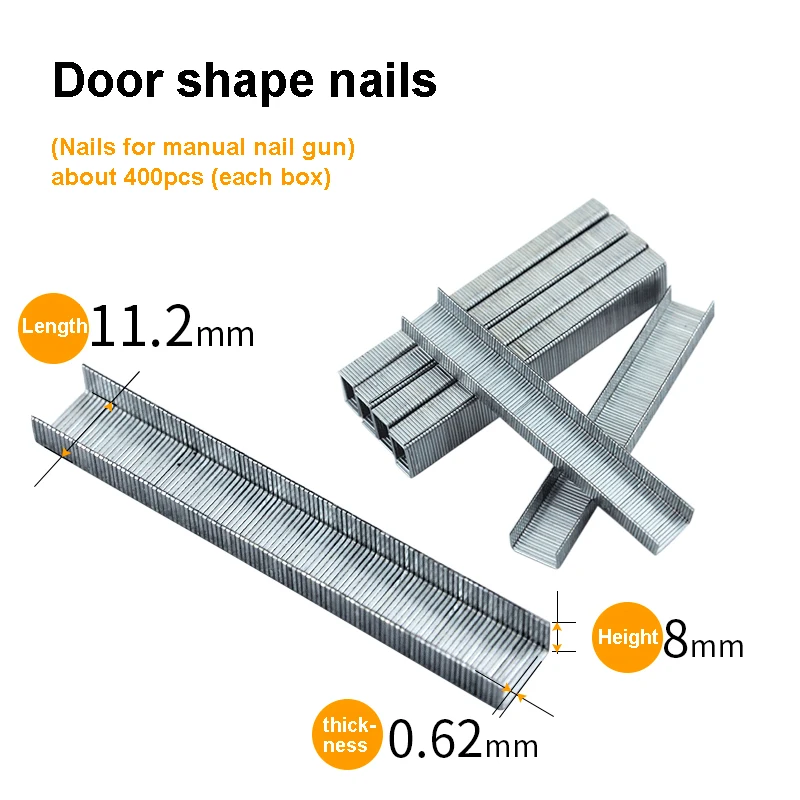 FUJIWARA Manual Nail Gun Special Nail Door-shape Nails