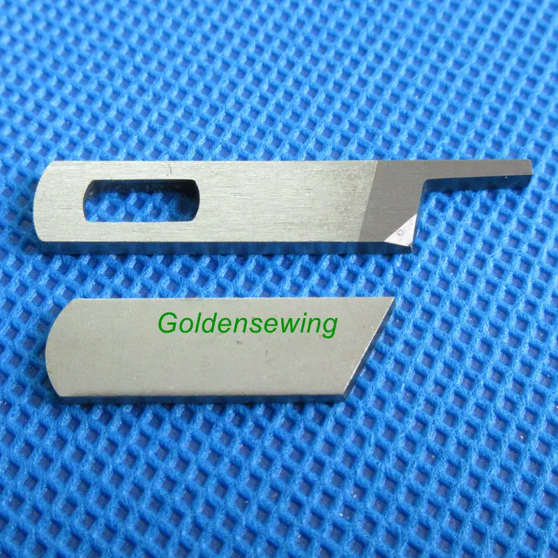 Upper + Lower Knives Blades #412585,412749 for Singer 14u12a,14u13,14u65 14U Serger