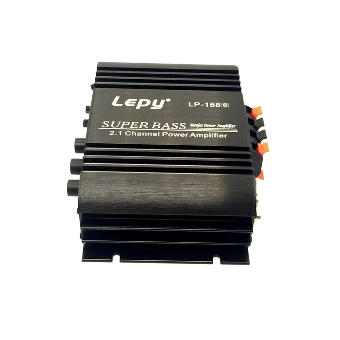 100 pcs NEW LP-168s 2.1 12 v power amplifier with heavy bass adjustment 40W*2+68W with usb output