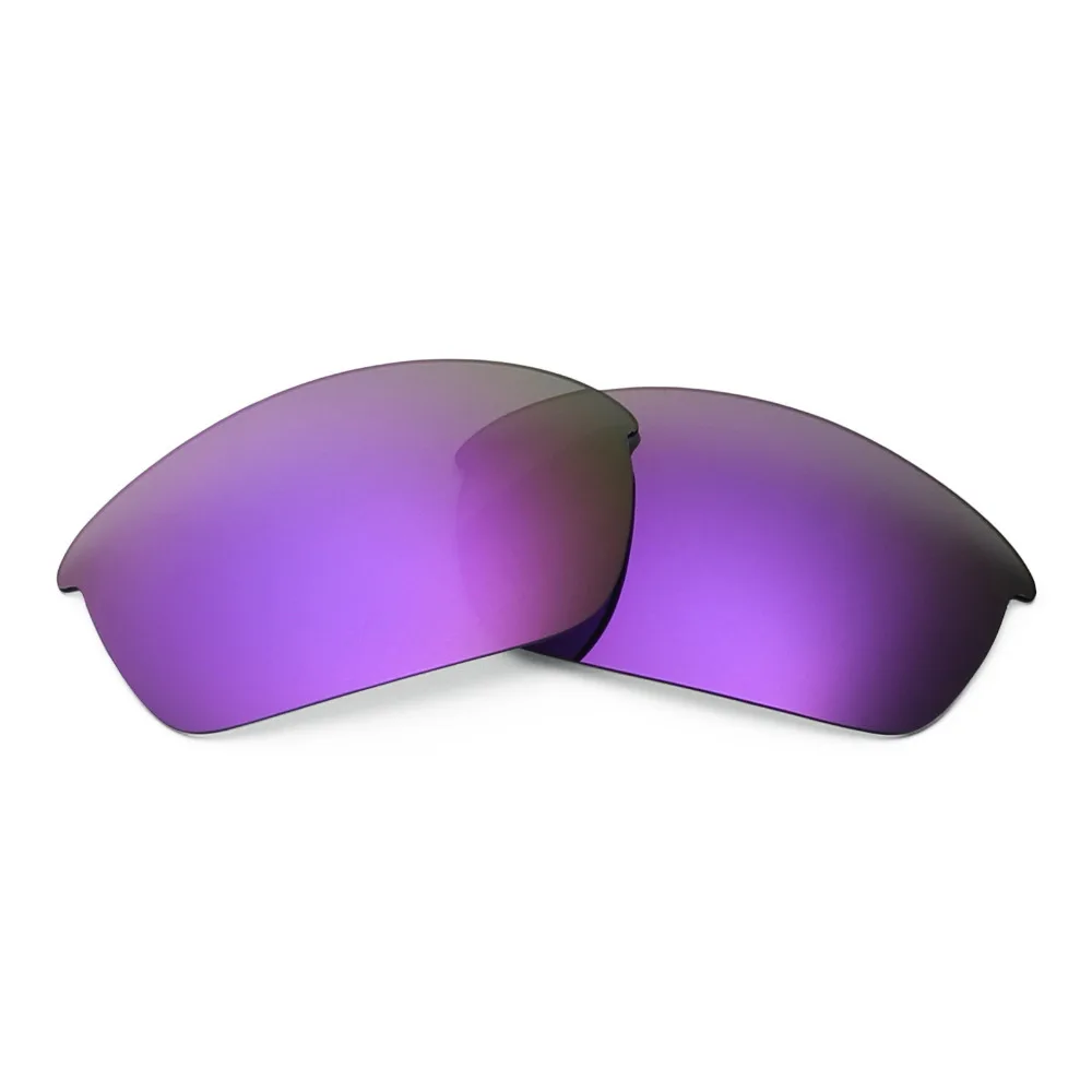 

2 Pairs SNARK POLARIZED Replacement Lenses for Oakley Flak Jacket Sunglasses Silver Titanium & Plasma Purple