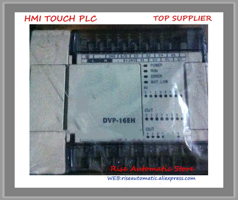 

DVP16EH00T2 PLC 100-240VAC 8DI 8DO Transistor(NPN) Output Standard New Original