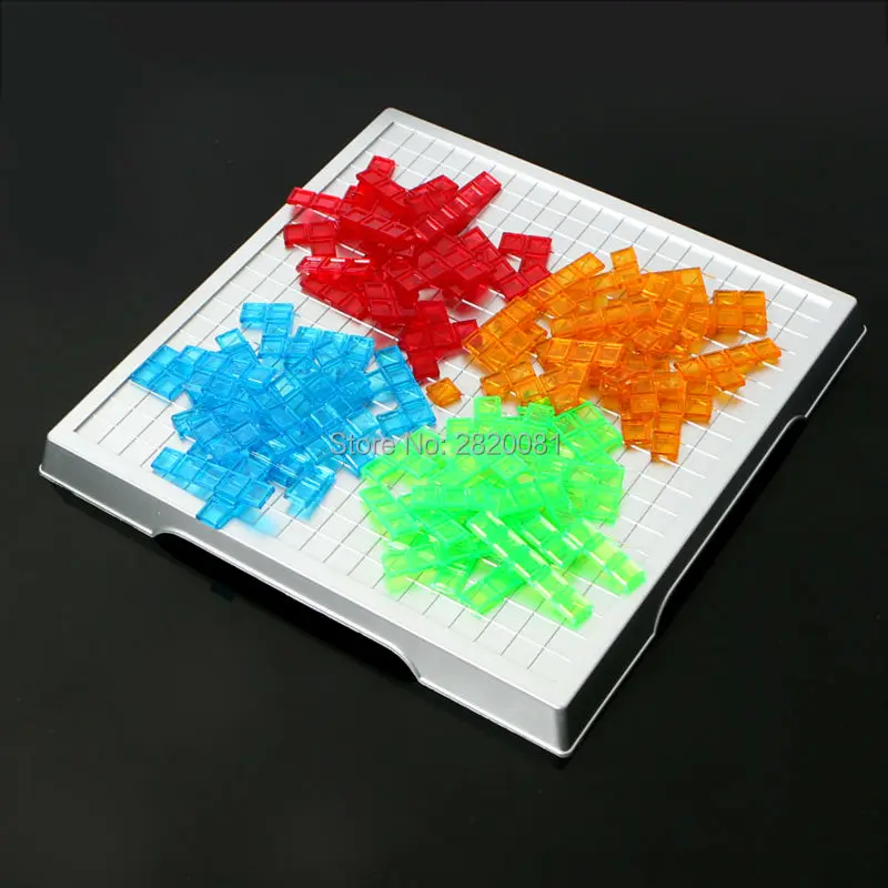 The strategy game funny Blokus 2-4 players for parent-child interaction puzzle toy,desktop game English Version for family toy