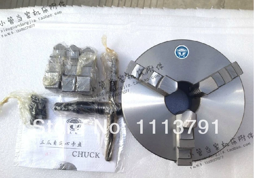 

CNC Router Rotational Axis, jaw self-centering chuck K11-80