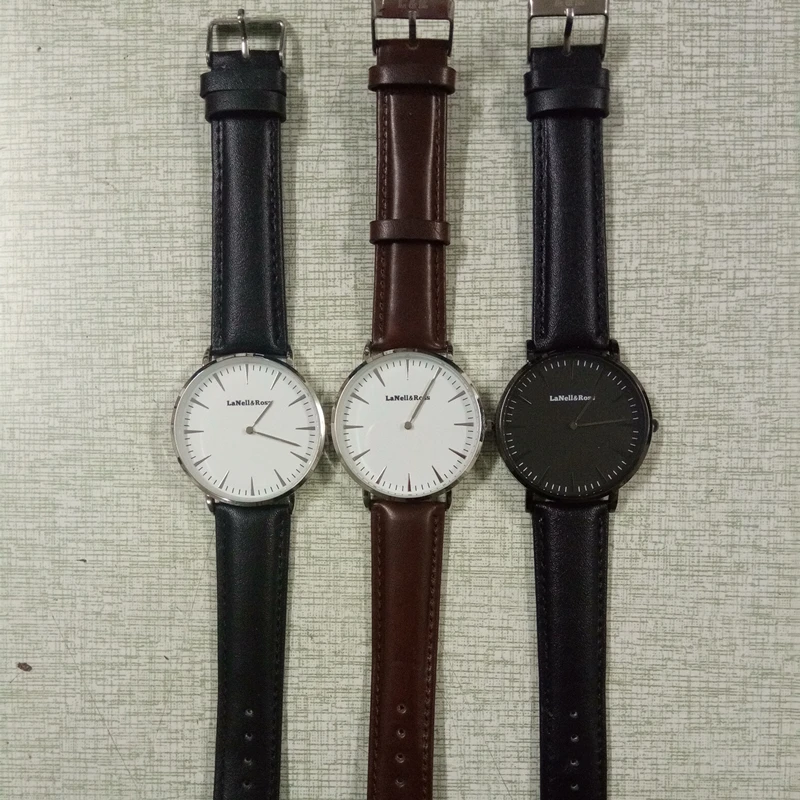 CL015 Rendah MOQ OEM Custom Logo Watch Reloj Personalizado Membuat Merek Anda Jam Tangan Desain Logo Anda Sendiri Terukir Jam Tangan