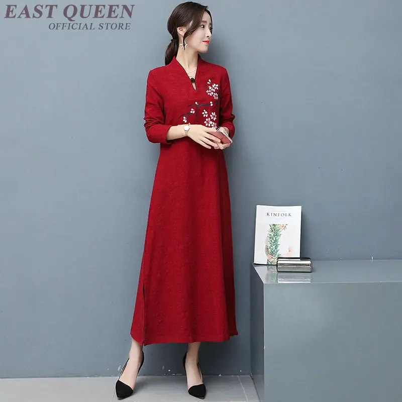 Cheongsam qipao 중국 동양 드레스 여성을 위한 중국 전통 의상, 여성 qi pao 섹시한 중국 드레스 DD1242