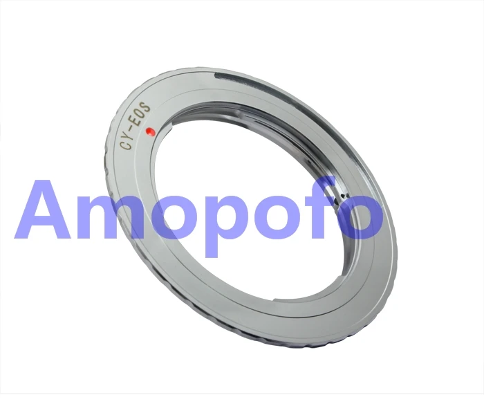 Amopofo CY-EF Adapter,Contax Yashica CY C/Y Lens to for EOS EF EF-S Mount 700D 60D 6D 5D Adapter