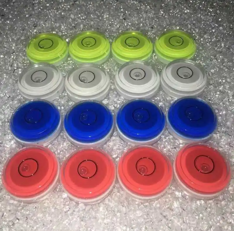 QASE Mini Spirit Level Bubble Blue Green White Color Size 30*11mm