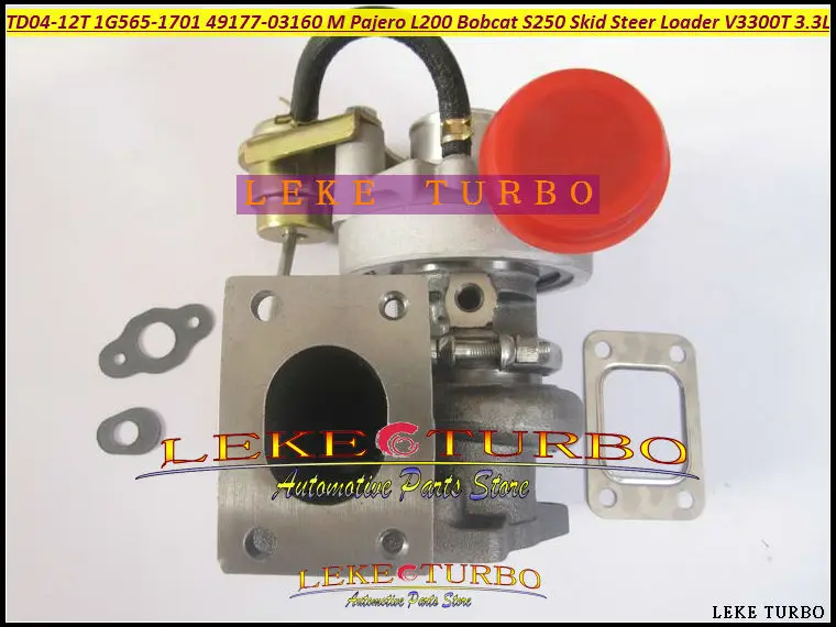 Turbo TD04 49177-03160 1G565-17012 1G565-1701 Turbocharger For Mitsubishi Pajero L200 Bobcat S250 Skid Steer Loader V3300-T 3.3L