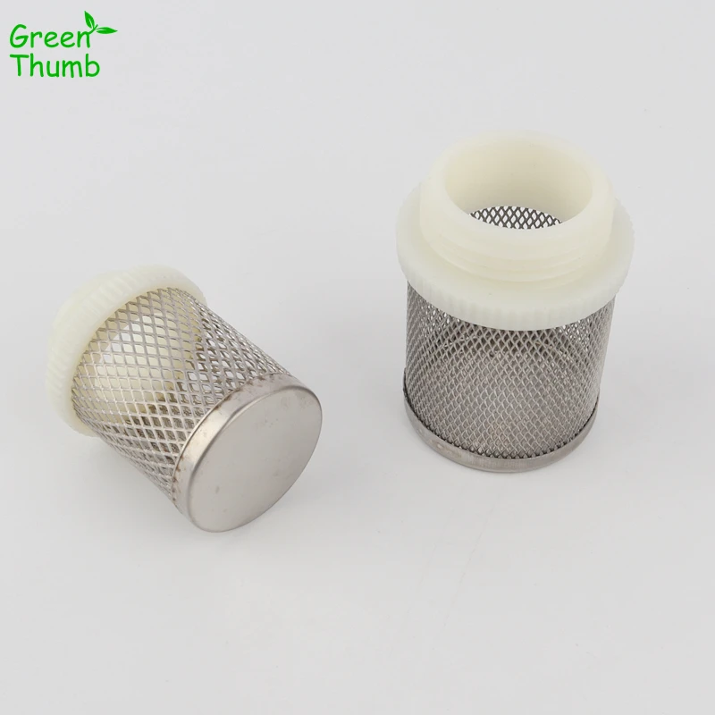 30pcs Male Thread Stainless Steel Filter 1/2inch,3/4inch,1inch Check Valve Filter High Quality Faucet Adapters